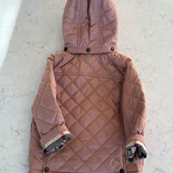 Burberry girls jacket size 2T with removable hood - Picture 4 of 6